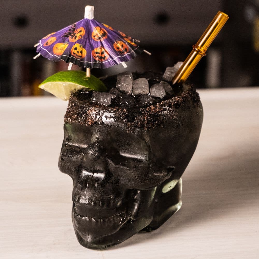 Black Margarita with Cuttlefish or Squid Ink