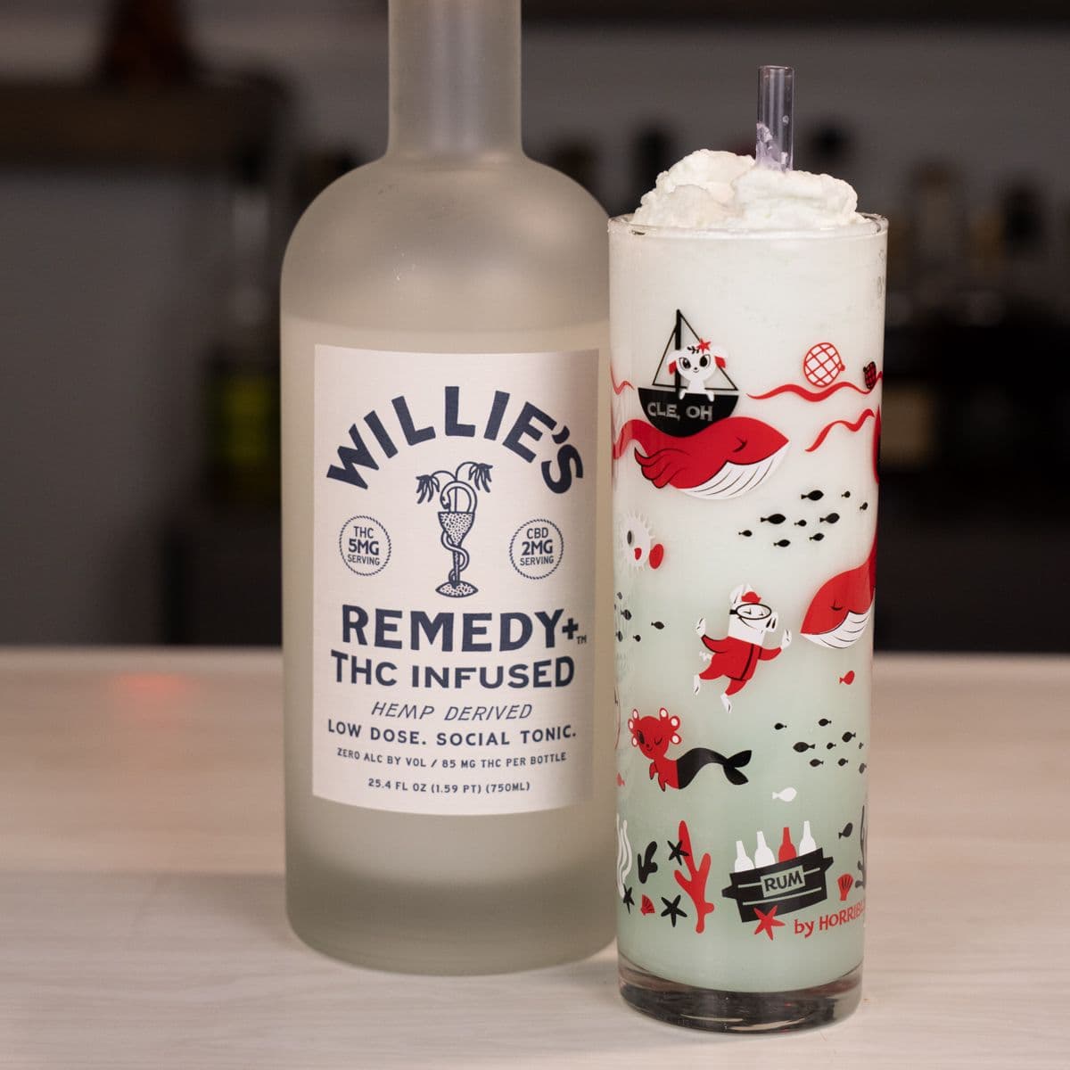 Blue Eyes Crying in the Fizz Cocktail Recipe