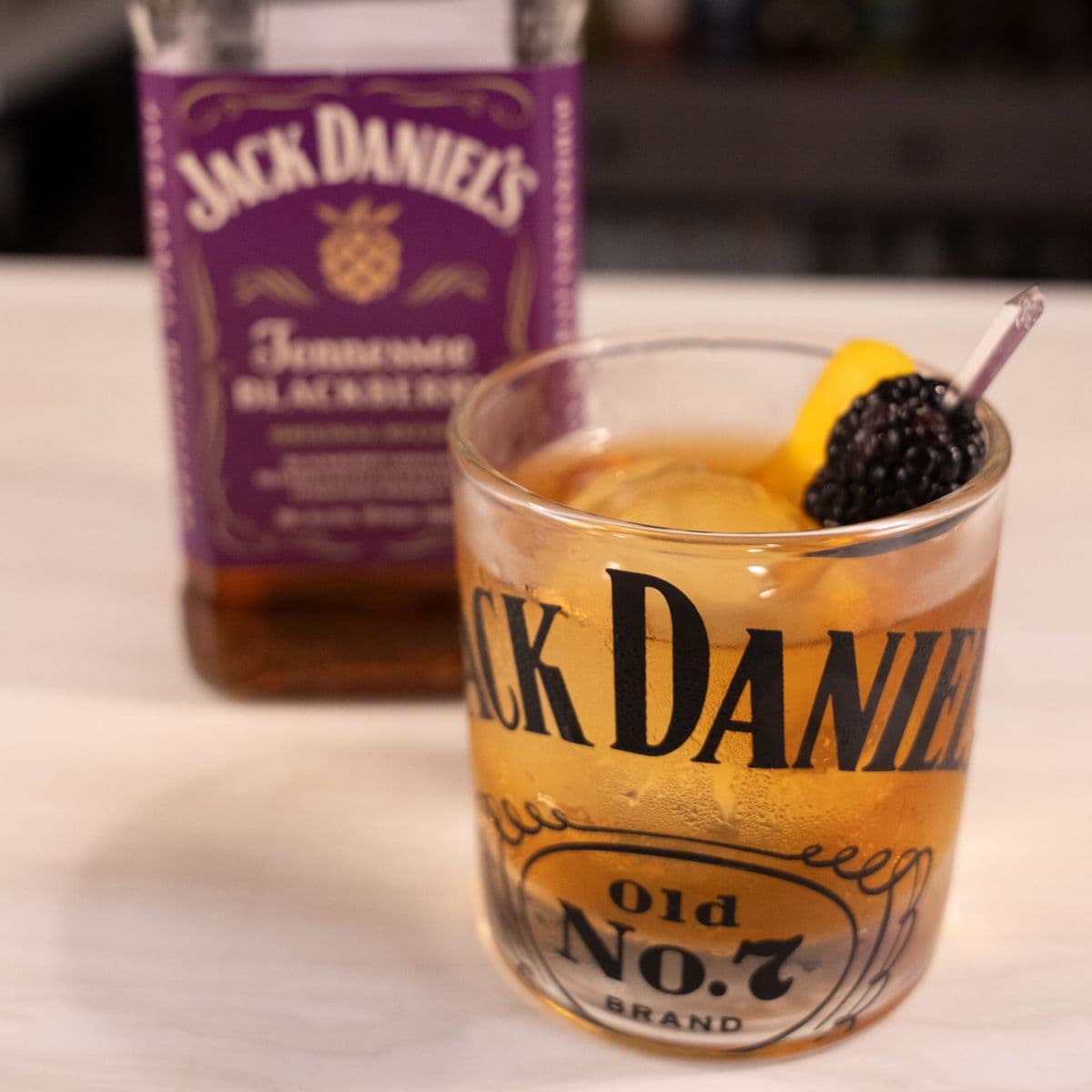 Jack Daniel's Blackberry Old Fashioned