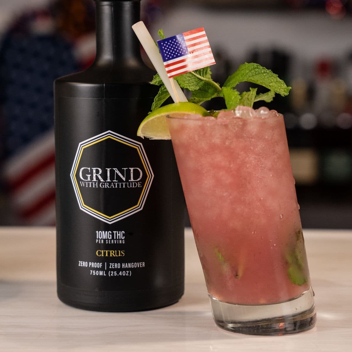 Watermelon Red Bull THC Mojito Cocktail Recipe