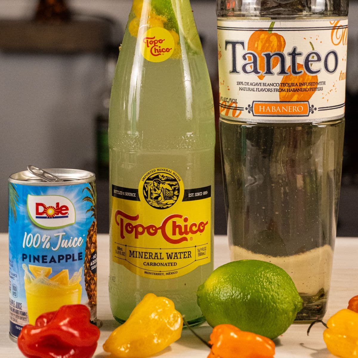Pineapple Habanero Ranch Water Cocktail Recipe